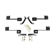 Westin 99-14 Chevy Silv 2500/3500 Reg/Ext Cab Premier Oval Nerf Step Bar Mount Kit - Blk thumbnail 4