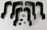 Westin 2004-2013 Chevy Silverado 1500 Crew Cab Premier Oval Nerf Step Bar Mount Kit - Black thumbnail 2