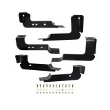 Westin 2004-2013 Chevy Silverado 1500 Crew Cab Premier Oval Nerf Step Bar Mount Kit - Black thumbnail 5