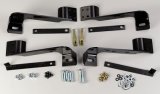 Westin 1999-2013 Chevy Silverado 1500 Reg Cab Premier Oval Nerf Step Bar Mount Kit - Black thumbnail 2