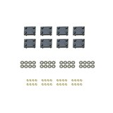 Westin 2007-2014 Ford Expedition EL Premier Oval Nerf Step Bar Mount Kit - Black thumbnail 2