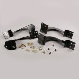 Westin 2005-2011 Jeep Grand Cherokee Premier Oval Nerf Step Bar Mount Kit - Black thumbnail 2