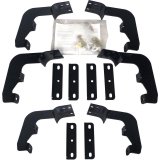 Westin 2015-2018 Chevrolet/GMC Colorado/Canyon Crew Cab Premier Oval Nerf Step Bar Mount Kit - Black thumbnail 4
