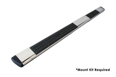 Westin Premier 6 in Oval Side Bar - Stainless Steel 85 in - Stainless Steel thumbnail 2