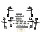Westin 2007-2017 Jeep Wrangler Unlimited 4dr E-Series 3 Nerf Step Bars - Black thumbnail 9