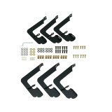 Westin 2014-2018 Chevy Silverado 1500 Dbl Cab (Rocker Mount) E-Series 3 Nerf Step Bars - SS thumbnail 7