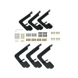 Westin 2014-2018 Chevy Silverado 1500 Dbl Cab (Rocker Mount) E-Series 3 Nerf Step Bars - SS thumbnail 8