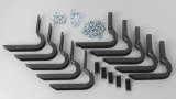 Westin 00-04 Chevy/GMC Suburban/Tahoe/Yukon/YukonXL (Excl 43135 Z71) Running Board Mount Kit - Black thumbnail 2