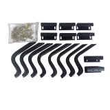 Westin 2002-2005 Ford/Mercury Explorer/Mountaineer 4dr (Excl Sport) Running Board Mount Kit - Black thumbnail 3