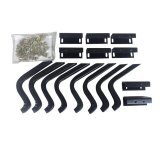 Westin 2002-2005 Ford/Mercury Explorer/Mountaineer 4dr (Excl Sport) Running Board Mount Kit - Black thumbnail 5