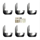 Westin 2014-2018 Chevrolet/GMC Silverado Sierra 1500 Dbl Crew Cab Running Board Mount Kit - Black thumbnail 1