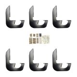 Westin 2014-2018 Chevrolet/GMC Silverado Sierra 1500 Dbl Crew Cab Running Board Mount Kit - Black thumbnail 3