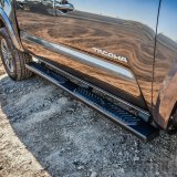 Westin 2005-2018 Toyota Tacoma Double Cab R5 Nerf Step Bars - Black thumbnail 8