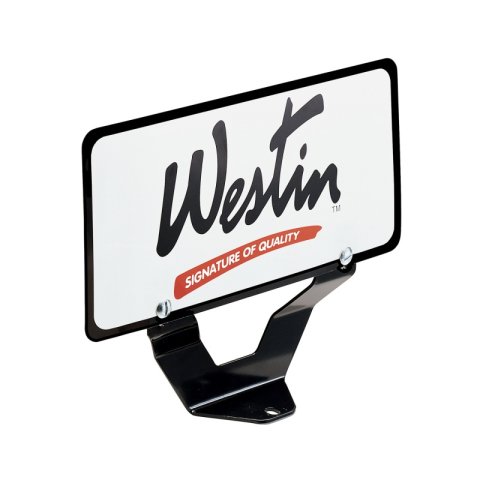 Westin Bull Bar License Plate Relocator - Black thumbnail 4