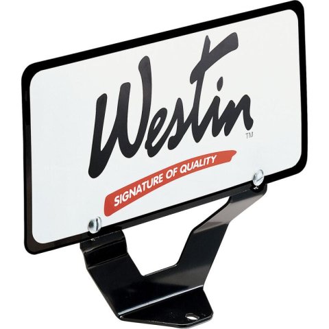 Westin Bull Bar License Plate Relocator - Black thumbnail 9
