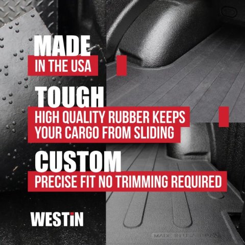 Westin 2005-2018 Toyota Tacoma (6 ft Bed) Truck Bed Mat - Black thumbnail 6