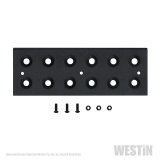 Westin Replacement service kit includes 11 inch die stamped step pad and fasteners - Black thumbnail 1