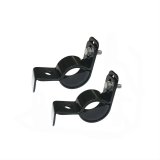 Westin HDX Grille Guard Light Clamps Universal (Pak of 2) - Black thumbnail 1