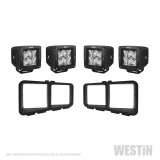 Westin Universal Light Kit for Outlaw Front Bumpers - Textured Black thumbnail 3