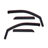 Westin 2009-2018 Dodge/Ram Quad Cab In-Channel Wind Deflector 4pc - Smoke thumbnail 3