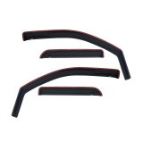 Westin 2009-2018 Dodge/Ram Quad Cab In-Channel Wind Deflector 4pc - Smoke thumbnail 4