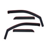 Westin 2009-2018 Dodge/Ram Quad Cab In-Channel Wind Deflector 4pc - Smoke thumbnail 6