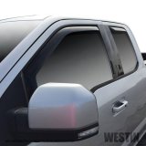 Westin 2015-2018 Ford F-150 SuperCab In-Channel Wind Deflector 4pc - Smoke thumbnail 1