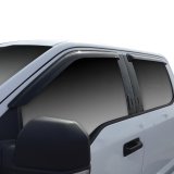 Westin 2015-2018 Ford F-150 SuperCrew Wade Slim Wind Deflector 4pc - Smoke thumbnail 6