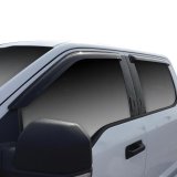 Westin 2015-2018 Ford F-150 SuperCrew Wade Slim Wind Deflector 4pc - Smoke thumbnail 7
