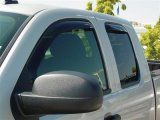 Westin 2007-2014 Chevy Silverado 2500/3500 Extended Cab In-Channel Wind Deflector 4pc - Smoke thumbnail 3