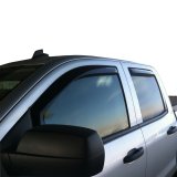 Westin 2014-2018 Chevy Silverado 1500 Dbl Cab In-Channel Wind Deflector 4pc - Smoke thumbnail 8