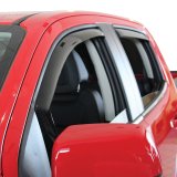 Westin 2015-2018 Chevrolet/GMC Colorado/Canyon Crew Cab In-Channel Wind Deflector 4pc - Smoke thumbnail 5