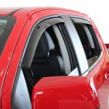 Westin 2015-2018 Chevrolet/GMC Colorado/Canyon Crew Cab In-Channel Wind Deflector 4pc - Smoke thumbnail 7