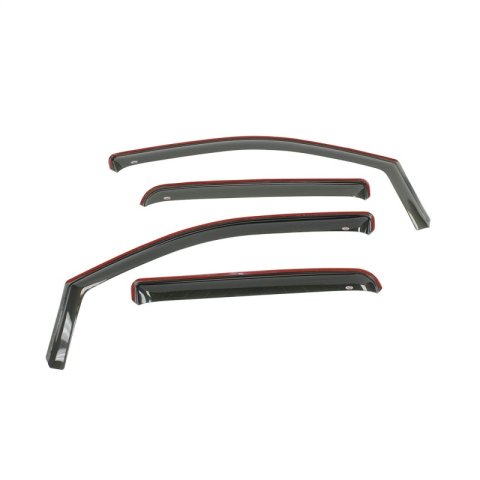 Westin 2005-2017 Nissan Frontier 4dr In-Channel Wind Deflector 4pc - Smoke thumbnail 3