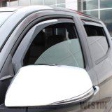 Westin 2016-2018 Toyota Tacoma Double Cab 4dr In-Channel Wind Deflector 4pc - Smoke thumbnail 1
