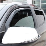Westin 2016-2018 Toyota Tacoma Double Cab 4dr In-Channel Wind Deflector 4pc - Smoke thumbnail 6