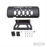 Westin/Snyper 07-17 Jeep Wrangler Muffler Skid Plate - Textured Black thumbnail 1