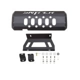Westin/Snyper 07-17 Jeep Wrangler Muffler Skid Plate - Textured Black thumbnail 5