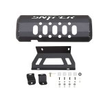 Westin/Snyper 07-17 Jeep Wrangler Muffler Skid Plate - Textured Black thumbnail 6