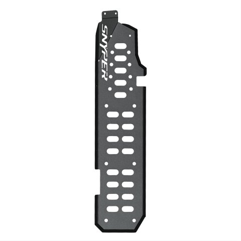 Westin 07-17 Jeep Wrangler Unlimited Gas Tank Skid Plate - Textured Black