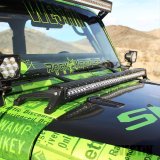 Westin/Snyper 07-17 Jeep Wrangler Snyper LED Cowl Mount - Textured Black thumbnail 1