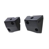 Westin/Snyper 07-17 Jeep Wrangler Snyper Lower Pillar Mounts - Textured Black thumbnail 1