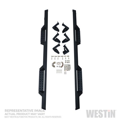 Westin/HDX 17-18 Ford F-150 SuperCab Drop Nerf Step Bars - Textured Black thumbnail 5