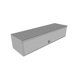 Westin/Brute HD Top Sider 13in x 48in w/flip up Door - Aluminum thumbnail 8