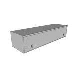 Westin/Brute HD Top Sider 13in x 60in w/flip up Door - Aluminum thumbnail 8