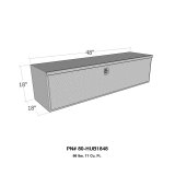 Westin/Brute HD Under Body 18in x 36in Drop Down Door - Aluminum thumbnail 3