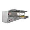 Westin/Brute High Cap 96in Stake Bed Contractor TopSider w/ Bottom Drawers - Aluminum thumbnail 9