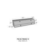 Westin/Brute Contractor TopSider 72in w/ Doors - Aluminum thumbnail 5