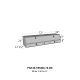 Westin/Brute Contractor TopSider 72in w/ Drawers & Doors - Aluminum thumbnail 6