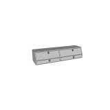 Westin/Brute Contractor TopSider 88in w/ Drawers & Doors - Aluminum thumbnail 5